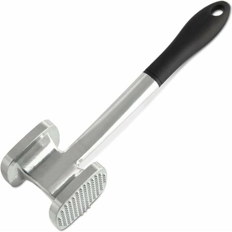 Mallette À Viande - En Aluminium Avec Poignée En Plastique Antidérapante - 27 Cm - Pour Aplatir Et Attendrir La Viande - 1 Pièce (1/5)