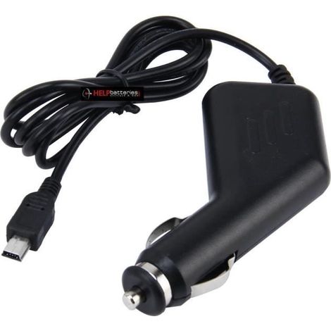 Chargeur allume cigare pour Gps Garmin Etrex vista hcx pour avec connecteur mini usb