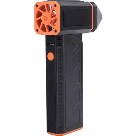 Ventilateur turbo portable 130 000 tr/min, 3 niveaux de vitesse, souffleur à jet d'air sans balais de 45 m/s, sans fil, idéal pour le lavage de claviers et de voitures. (1/5)