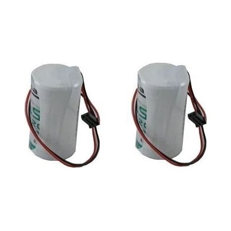 Saft 2 Batterie litio 3,6V 13Ah LSH20 antifurto urmet sirena sch.1057/405