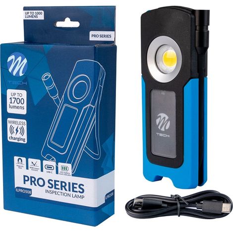 LAMPE D'INSPECTION MTECH PRO 1700LUMENS 15W + 3W COB + ECLAIRAGE FLEXIBLE 30CM (1/5)