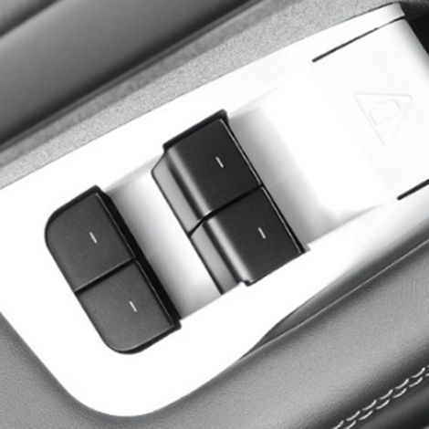 4 Covers for Window Lift Switch Panels on 25 Tesla Model Y Juniper Vehicles (1/4)