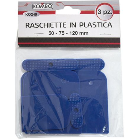Set Raschiette in Plastica 3 Pezzi 50/75/120mm