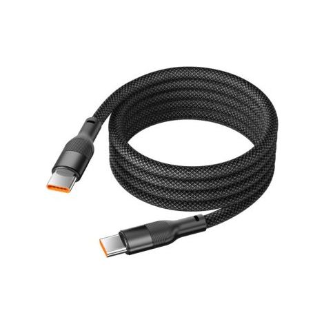 Cable Ultrarrápido USB Tipo C a USB Tipo C - 1 m · Magnético · Negro