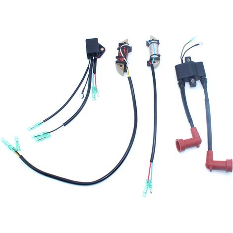 S-giant Kit ensemble allumeur  bobine haute tension pour moteur hors-bord Tohatsu 2 temps  9.9-18 chevaux. (1/3)