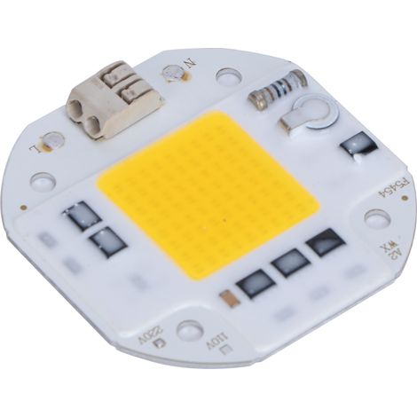 AC220V 50W Integrierte Chip-Lichtquelle, hochhelle COB-Perlen-Spotlampe, warmweiß (1/5)