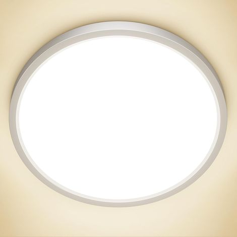 Plafonnier LED IP44 Lumiere Plafond 4000K Ø30CM (1/5)