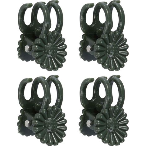 20/40/100 Stück Pflanzenclips, Orchideenclips, Blumenclips – 40 Stück, Grün (1/5)