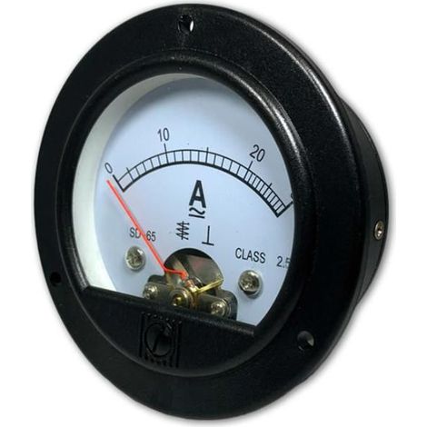 Panneau analogique AC 30A voltmètre et ampèremètre rond 8,2x5cm (1/5)