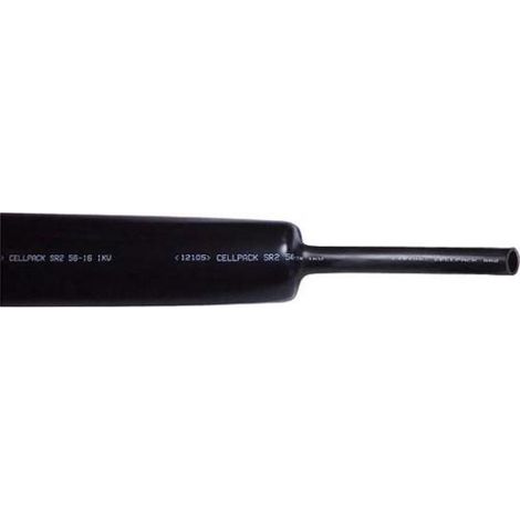 Cellpack SRH2 funda termorretráctil negra 1 metro