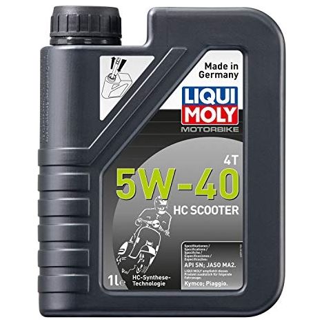 LIQUI MOLY 20829 MOTORBIKE 4T 5W-40 HC SCOOTER, 1 L