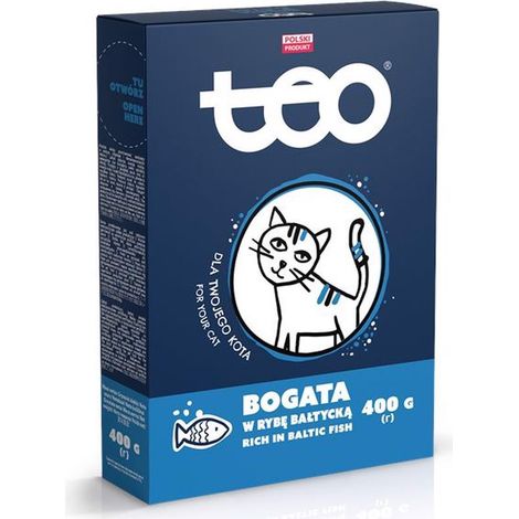 Cibo secco per gatti TEO ricco di pesce del Baltico 400 g