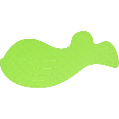 Rutschfeste Kinderbadematte mit Cartoon-Motiv (Grün)