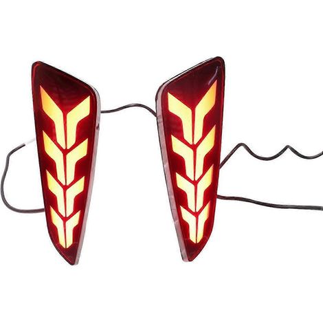 Reflectores LED para parachoques trasero, luces antiniebla, luces de freno y luces traseras para Toyota CHR CH-R 2017-2020 (Accesorio) (1/4)