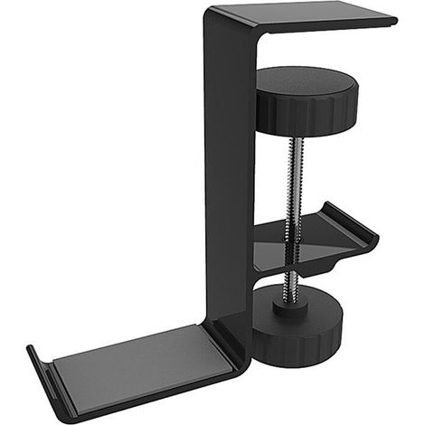 Supporto per cuffie Z20 con clip, gancio a clip, supporto universale in metallo per cuffie, supporto da tavolo con gancio