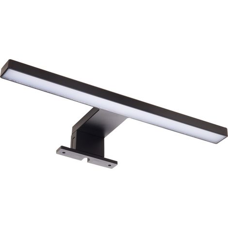 Wandleuchte Badezimmerspiegel Carl 5W Schwarz 4000K Neutralweiß