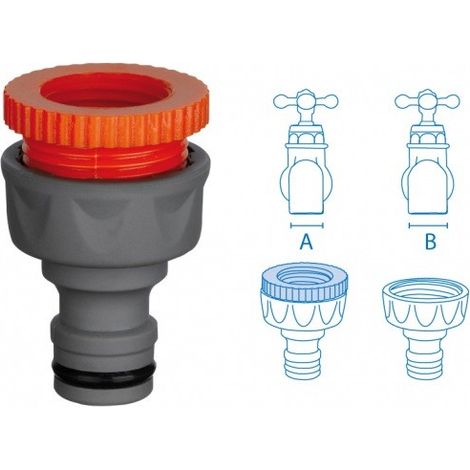 Conectores de grifo - SUPER-EGO Medidas: 3/4"-1"