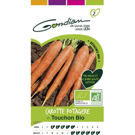 Gondian - carotte potagere touchon Bio