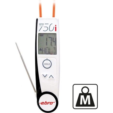 Thermomètre à sonde pliable - De -50°C à 250°C - Ebro