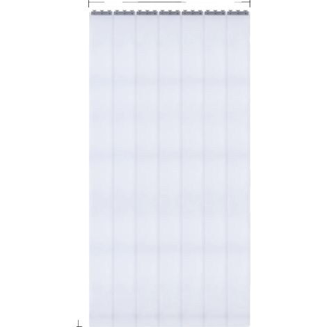 Rideaux de séparation, coupe-vent, imperméables, BLANC (1/2)