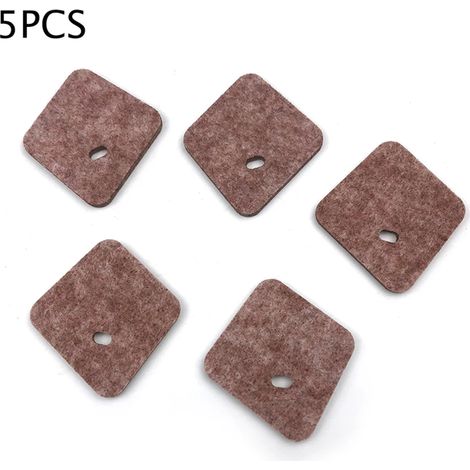 Lot de 5 filtres à air pour tondeuses et débroussailleuses STIHL FC55, FS38, FS45, 46, 55 et HL45. Pièces et accessoires de rechange pour outils de jardin.