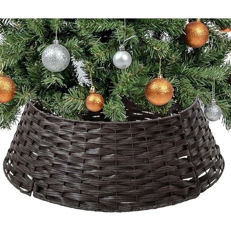 Christmas Tree Necklace, Rustic Country Style Christmas Decoration - Christmas Tree Basket Necklace for Living Room, Hallway, Office, Bedroom, Apartment, Parties and Celebrations (1/5)