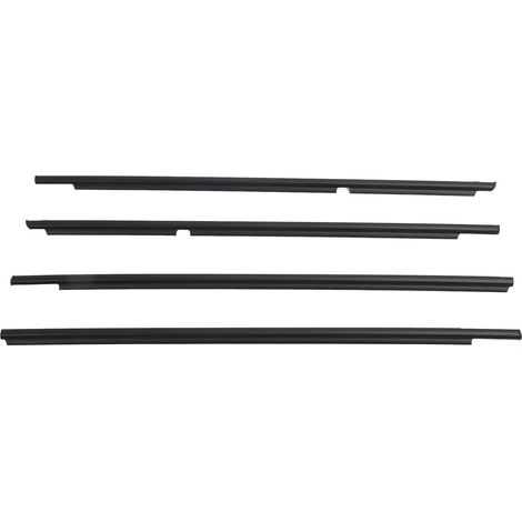 joints d'étanchéité extérieurs de vitre de porte 68161 35060, garniture de moulure de fenêtre en caoutchouc de remplacement pour Toyota 4Runner 2003 à 2009 (1/5)