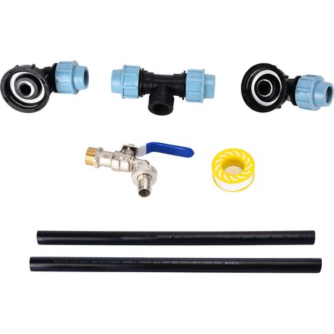 IBC container connector, tandem connector, elbow, tandem container accessories, two containers connected in series. (1/5)