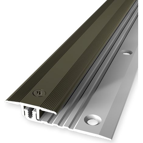 PROVISTON Ausgleichsprofil Vinylprofil Breite: 25 mm Höhenausgleich: 4 - 9.5 mm Länge: 900 mm Aluminiumprofil Bronze 1 Stück