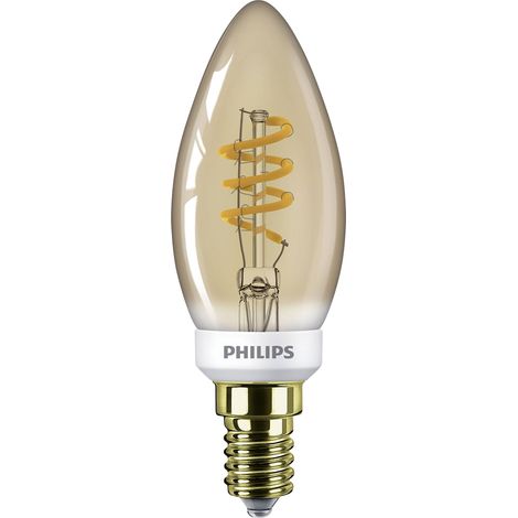Philips LED 871951431597600 LED E14 forme de flamme 3.5 W = 15 W blanc chaud (Ø x L) 36 mm x 95 mm 1 pc(s) W183302 (1/5)