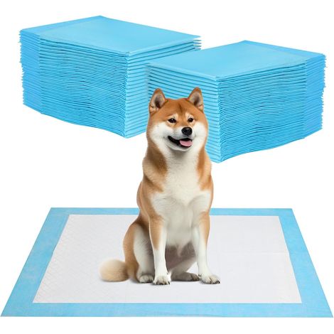 50 alèses pour chien 45 x 60 cm Tapis absorbant, super absorbant Alèses jetables pour chien Anti fuites et résistantes (1/5)