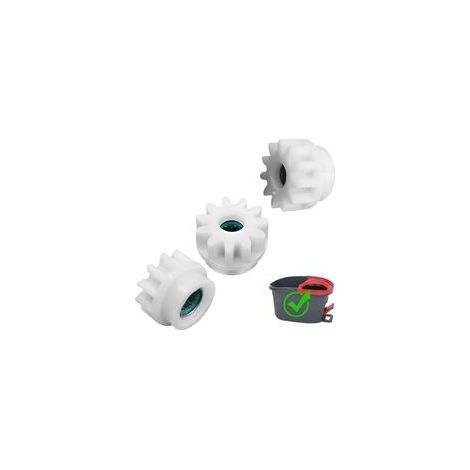 Lntyq Lot de 3 roulements à pédale de rechange pour balai à franges Vileda/O-Cedar Easywring RinseClean (1/5)