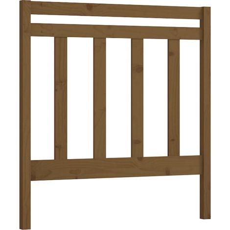 Maison Exclusive - Kopfteil Honigbraun 106x4x100 cm Massivholz Ki