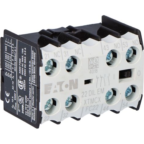 Eaton 22DILEM Interruttore ausiliario 2 NC, 2 NA innestabile 1 pz. (1/3)