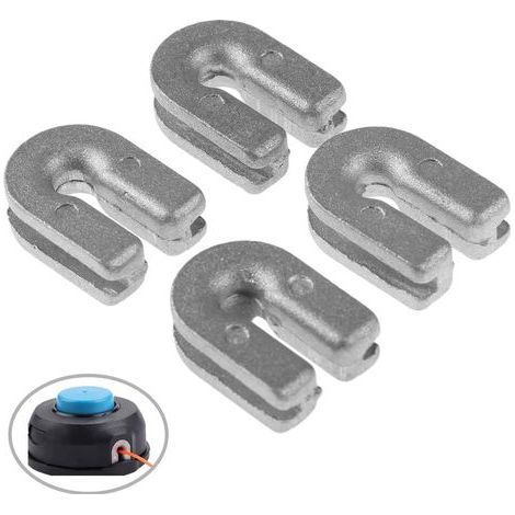 Lot de 4 Oeillets pour Tête de Débroussailleuse Compatible avec Husqvarna T45X T25 T35 T35X,Tête de Débroussailleuse à œillets pour Outils Électriques Extérieurs Accessoires Tondeuse