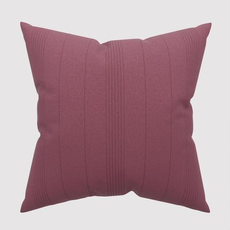 Housse de coussin 60x60 cm ADELE framboise, par Soleil d'Ocre