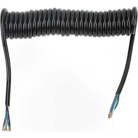 Câble d'extension de remorque en polyuréthane à 7 conducteurs, de 3,9 m (12,8 pi) et de calibre 20 AWG, pour camion de remorquage et camping-car. (1/5)