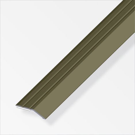 alfer Flachabschlussprofil 1 m, 30 x 5 mm Aluminium eloxiert bronze Profil (1/2)