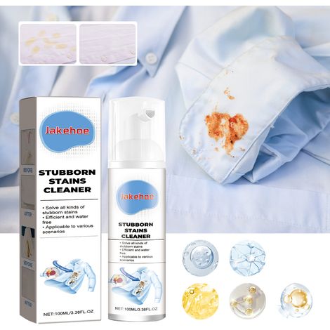 Nettoyant à sec pour taches d'huile sur vêtements : Nettoyant doux pour un nettoyage en profondeur et un adoucissement des tissus – 100 ml (1/5)