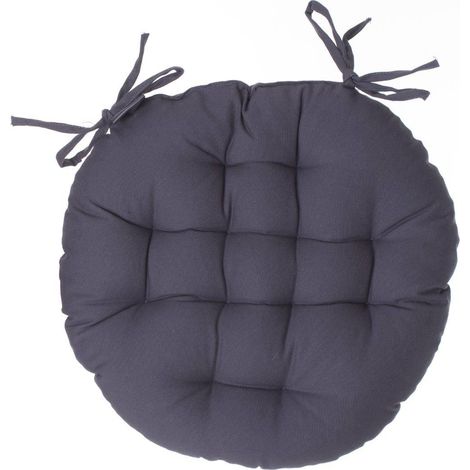 Coprisedia rotondo grigio ardesia D38cm - Atmosphera créateur d'intérieur