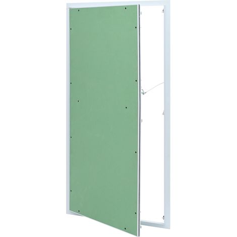 vidaXL Pannello di Accesso Verde e Argento 55 x 105 cm
