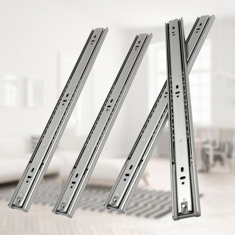 Wolketon 1-10 coppie Guide per cassetti di mobili. Guide per cassetti con cuscinetti a sfera ad estrazione totale. 35kg/45kg 400mm