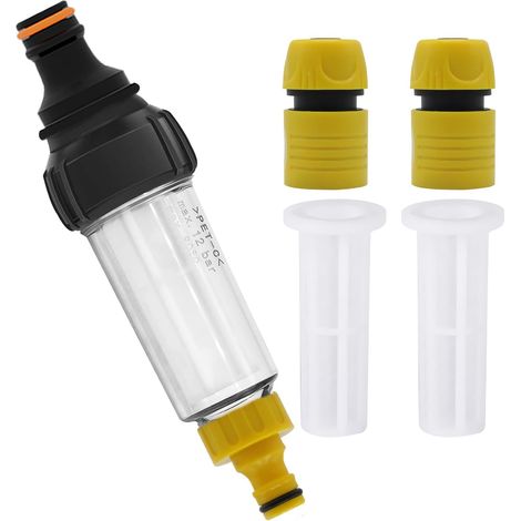 Filter für Gartenpumpe Wasserfilter Wohnmobil Wasserfilter für Gartenschlauch Wasserfilter Hochdruckreiniger für alle 3/4 Zoll Wasser Vorfilter, für Kärcher K2 K7 (1/5)