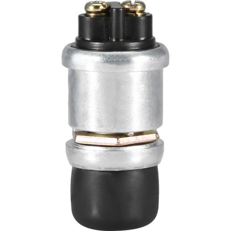 Universal 2pin 12V 20A Interrupteur de Bouton-bouton épais Imperméable pour le Moteur de Corne de Vélo de Bateau Car Démarrage - Construction en Aluminium moulé Robuste (1/5)