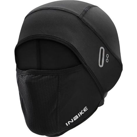 1 Cagoule Polaire,Épais,Coupe-Vent,Masque,Tour de Cou,Anti-Froid,Noir,Cyclisme,Hiver (1/5)