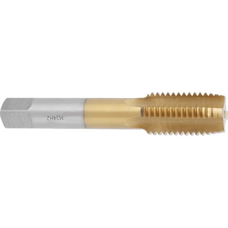 Foret taraud à goujure droite, outil manuel, acier rapide, or et argent M24 pour machine au cobalt (1/5)