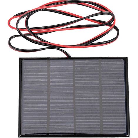 Chargeur pour mini-panneau solaire 1,5 W 12 V avec module de petite cellule et câble de 1 m -- (1/5)