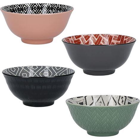 KitchenCraft Set of 4 Designed for Life Ceramic Bowls (1/5)