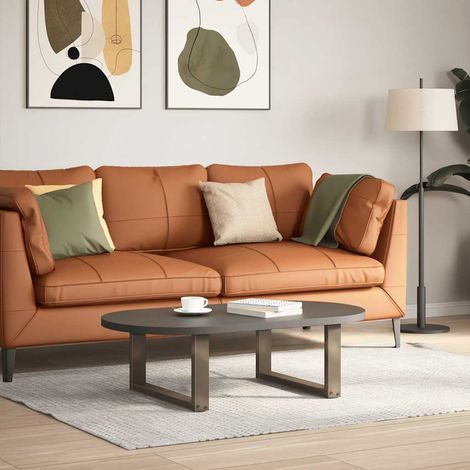 Maison Exclusive - Couchtischbeine U-Form 2 Stk. Naturstahl 60x(3
