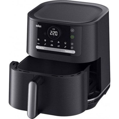 Braun HF5050 Friggitrice ad Aria Calda Nera 5,7 L